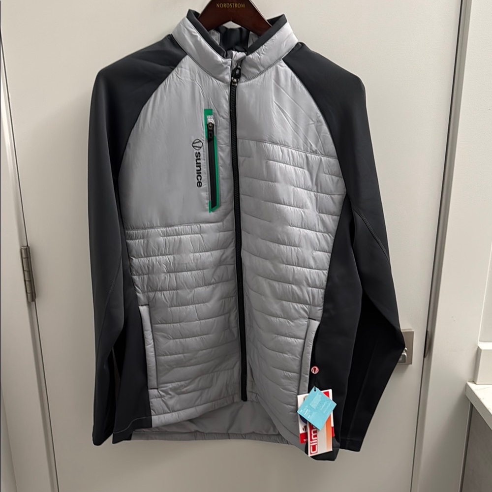 Sunice- golf- Men's Gray and Black Jacket